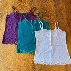 3 Ann Taylor Camisoles